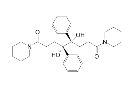 (+-)-1,8-Di(piperidin-1-yl)-4,5-dihydroxy-4,5-diphenyloctane-1,8-dione