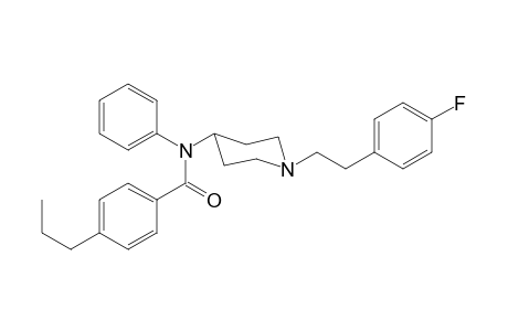 N-(1-[2-(4-Fluorophenyl)ethyl]piperidin-4-yl)-N-phenyl-4-propylbenzamide