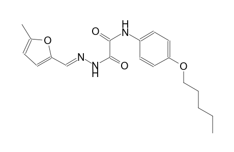acetic acid, oxo[[4-(pentyloxy)phenyl]amino]-, 2-[(E)-(5-methyl-2-furanyl)methylidene]hydrazide