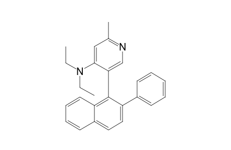 diethyl-[2-methyl-5-(2-phenyl-1-naphthyl)-4-pyridyl]amine