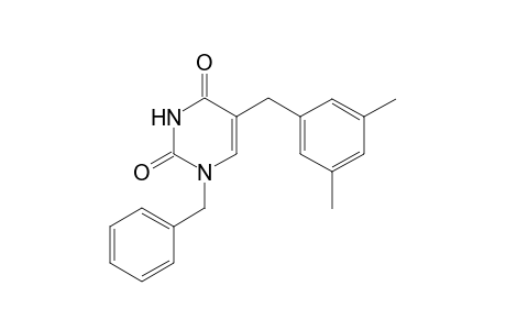 3-Benzyl-5-(3,5-dimethylbenzyl)uracil