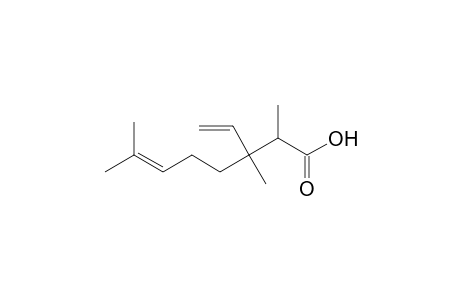 2,3,7-Trimethyl-3-vinyl-oct-6-enoic acid