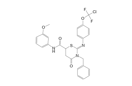 2H-1,3-thiazine-6-carboxamide, 2-[[4-(chlorodifluoromethoxy)phenyl]imino]tetrahydro-N-(3-methoxyphenyl)-4-oxo-3-