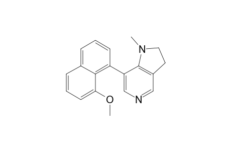 8-Methoxy-1-(1-methyl(2-pyrrolino[2,3-d]pyridin-7-yl))naphthalene