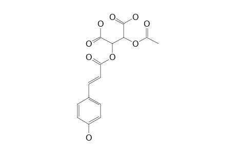 2-acetoxy-3-[(E)-3-(4-hydroxyphenyl)acryloyl]oxy-succinic acid