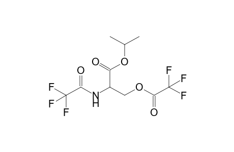 isopropyl 2-[(2,2,2-trifluoroacetyl)amino]-3-(2,2,2-trifluoroacetyl)oxy-propanoate