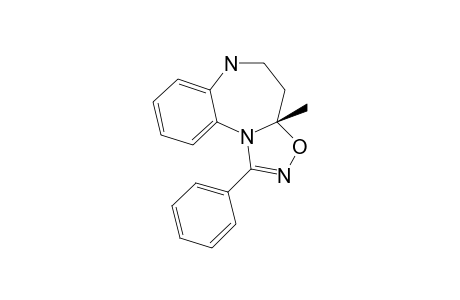 3A-METHYL-1-PHENYL-3A,4,5,6-TETRAHYDRO-[1,2,4]-OXADIAZOLO-[5,4-D]-[1,5]-BENZODIAZEPINE