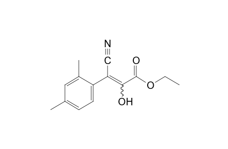 beta-CYANO-2,4-DIMETHYL-alpha-HYDROXYCINNAMIC ACID, ETHYL ESTER