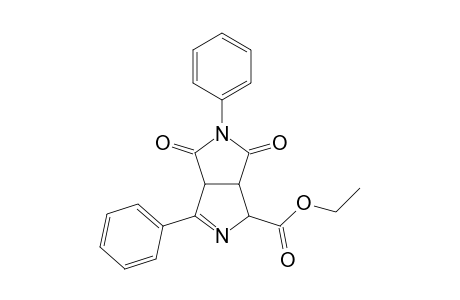 Pyrrolo[3,4-c]pyrrole-1-carboxylic acid, 1,3a,4,5,6,6a-hexahydro-4,6-dioxo-3,5-diphenyl-, ethyl ester, (1.alpha.,3a.beta.,6a.beta.)-(.+-.)-