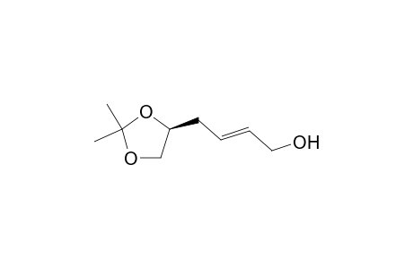 (E)-4-((S)-2,2-Dimethyl-1,3-dioxolan-4-yl)but-2-en-1-ol