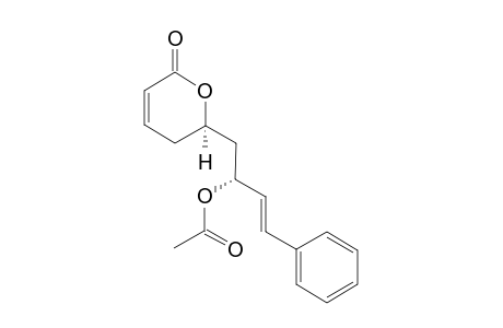CRYPTOCARYALACTONE;[6S-(2'R,3'E)]-(-)-6-(2'-ACETOXY-4'-PHENYL-3'-BUTENYL)-5,6-DIHYDRO-2H-PYRAN-2-ONE