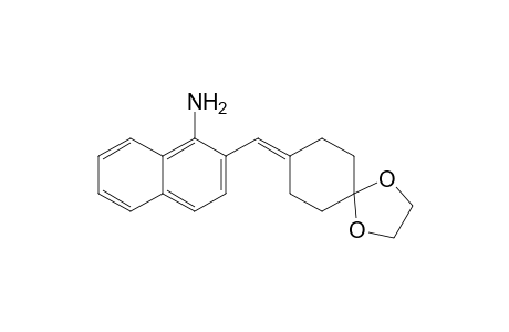 2-(1,4-Dioxaspiro[4.5]dec-8-ylidenemethyl)naphthalen-1-ylamine