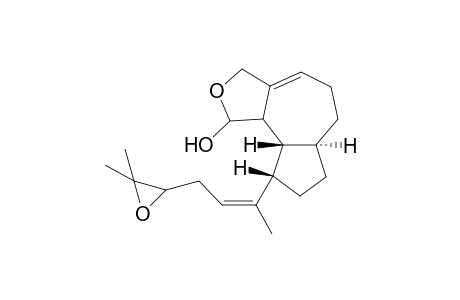 9-[3'-(3'',3''-Dimethyloxiran-3''-yl)-1'-methylprop-1'-enyl]-1,3,5,6,6a,7,8,9,9a,9b-decahydroazuleno[4,5-c]furan-1-ol