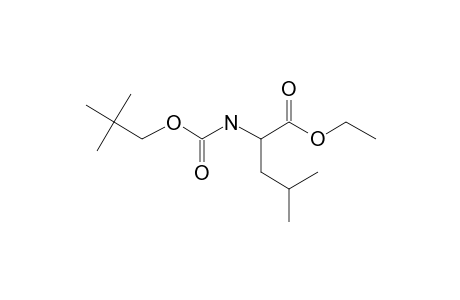 L-Leucine, N-neopentyloxycarbonyl-, ethyl ester