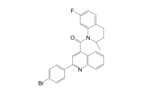 1-{[2-(4-bromophenyl)-4-quinolinyl]carbonyl}-7-fluoro-2-methyl-1,2,3,4-tetrahydroquinoline