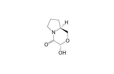 3-Hydroxyperhydropyrrolo[2,1-c][1,4]oxazin-4-one