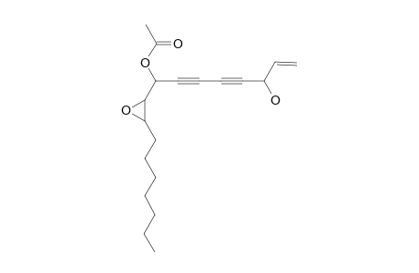 PQ-6;8-ACETOXY-9,10-EPOXY-HEPTADECA-4,6-DIYNE-1-ENE-3-OL