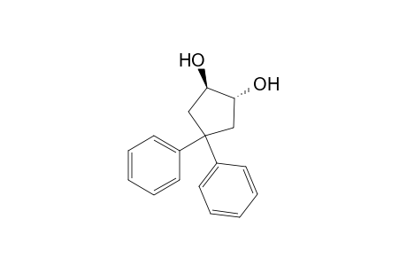 (trans)-4,4-Diphenylcyclopentane-1,2-diol