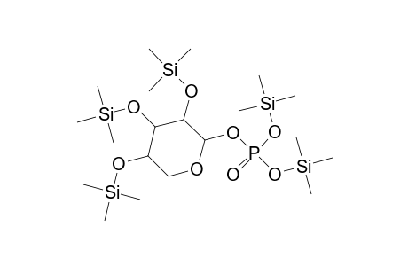 D-Xylopyranose, 2,3,4-tris-O-(trimethylsilyl)-, bis(trimethylsilyl) phosphate