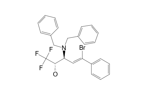 (Z,2S,3S)-3-(bis(benzyl)amino)-5-bromo-1,1,1-trifluoro-5-phenyl-pent-4-en-2-ol