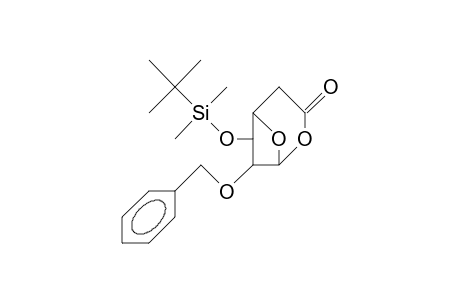 (1R,5S,6S,7R)-7-endo-Benzyloxy-6-exo-tert-butyldimethylsilyloxy-2,8-dioxa-bicyclo(3.2.1)octan-3-one