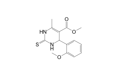 4-(2-Methoxyphenyl)-6-methyl-2-sulfanylidene-3,4-dihydro-1H-pyrimidine-5-carboxylic acid methyl ester