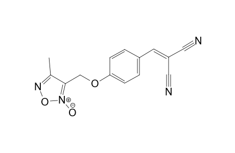 2-(4-[(4-Methyl-2-oxido-1,2,5-oxadiazol-3-yl)methoxy]benzylidene)malononitrile