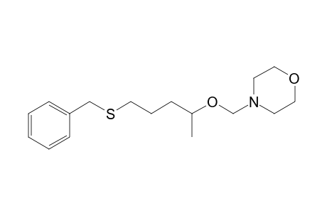 N-[1-(Benzylsulfanyl)pentan-2-yloxymethyl]-morpholine