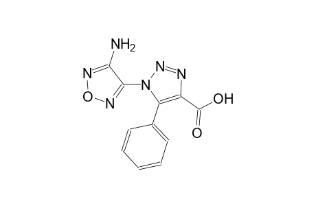 1-(4-Amino-1,2,5-oxadiazol-3-yl)-5-phenyl-1H-1,2,3-triazole-4-carboxylic acid