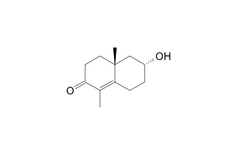 1,4a-Dimethyl-6-hydroxy-4,4a,5,6,7,8-hexahydro-2(3H)-naphthalenone