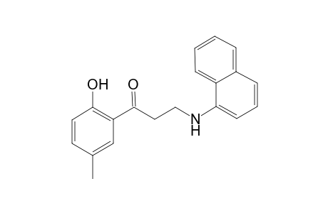 1'-[N-(1''-Naphthyl)aminomethyl]-2-hydroxy-5-methylacetophenone