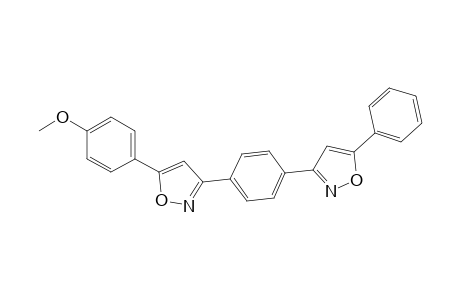 1-(5-{4-Methoxyphenyl}-3-isoxazolyl)-4-(5-phenyl-3-isoxazolyl)benzene