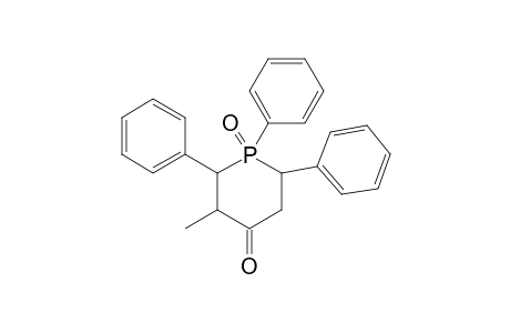 R-1,TRANS-2(E),CIS-6(E)-TRIPHENYL-CIS-3(E)-METHYL-4-PHOSPHORINANONE-1-OXIDE