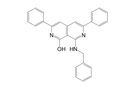 2,7-Naphthyridin-1-ol, 3,6-diphenyl-8-[(phenylmethyl)amino]-