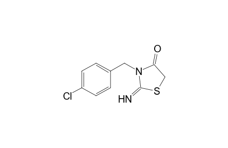 3-(4-Chlorobenzyl)-2-iminothiazolidin-4-one