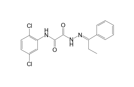 N-(2,5-Dichlorophenyl)-2-oxo-2-[(2E)-2-(1-phenylpropylidene)hydrazino]acetamide