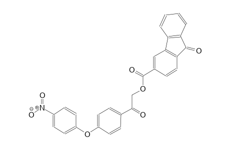 2-[4-(4-nitrophenoxy)phenyl]-2-oxoethyl 9-oxo-9H-fluorene-3-carboxylate