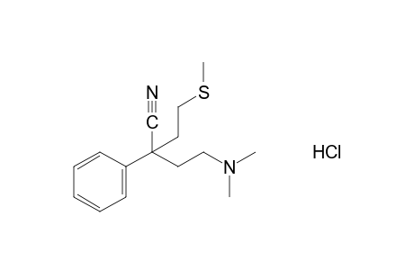 4-(dimethylamino)-2-[2-(methylthio)ethyl]-2-phenylbutyronitrile, hydrochloride