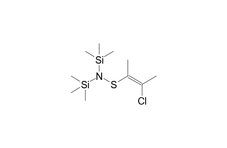 N-(2-Chloro-1,2-dimethylvinylthio)bis(trimethylsilyl)amine