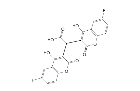 BIS[6-FLUORO-4-HYDROXY-2-OXO-2H-1-BENZOPYRAN-3-YL]ACETIC ACID