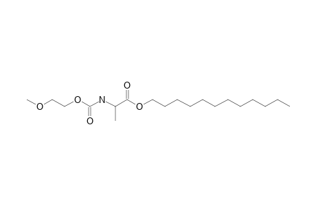 L-Alanine, N-(2-methoxyethoxycarbonyl)-, dodecyl ester