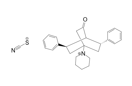 (6RS,7RS)-(+/-)-6,7-DIPHENYL-4-PIPERIDINO-BICYClO-[2.2.2]-OCTAN-2-ONE-THIOCYANATE