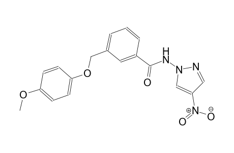 3-[(4-methoxyphenoxy)methyl]-N-(4-nitro-1H-pyrazol-1-yl)benzamide