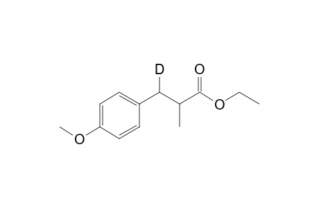 Ethyl 3-deuterio-2-methyl-3-(4-methoxyphenyl)propanoate