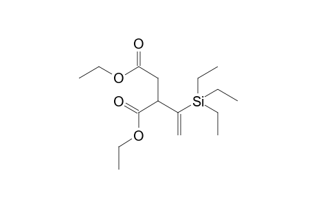 Diethyl 2-(1-(triethylsilyl)vinyl)succinate