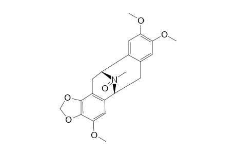 (-)-THALIMONINE_N-OXIDE_A;(-)-2,8,9-TRIMETHOXY-3,4-METHYLENEDIOXYPAVINANE_N-OXIDE_A