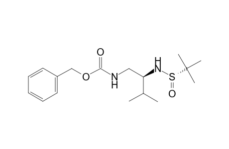 (S,SS)-N1-(Benzyloxycarbonyl)-N2-(tert-butylsulfinyl)-3-methylbutane-1,2-diamine