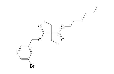 Diethylmalonic acid, 3-bromobenzyl hexyl ester