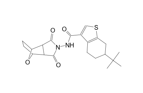 6-tert-butyl-N-(3,5-dioxo-10-oxa-4-azatricyclo[5.2.1.0~2,6~]dec-4-yl)-4,5,6,7-tetrahydro-1-benzothiophene-3-carboxamide