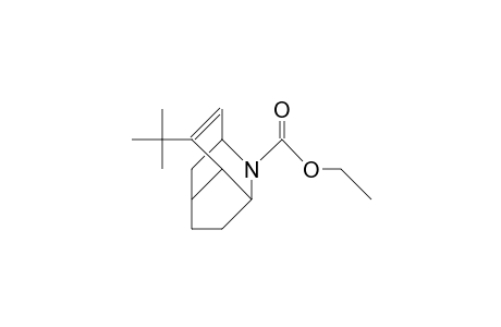 N-Ethoxycarbonyl-8-tert-butyl-2-aza-tricyclo(4.3.1.0/3,7/)dec-8-ene